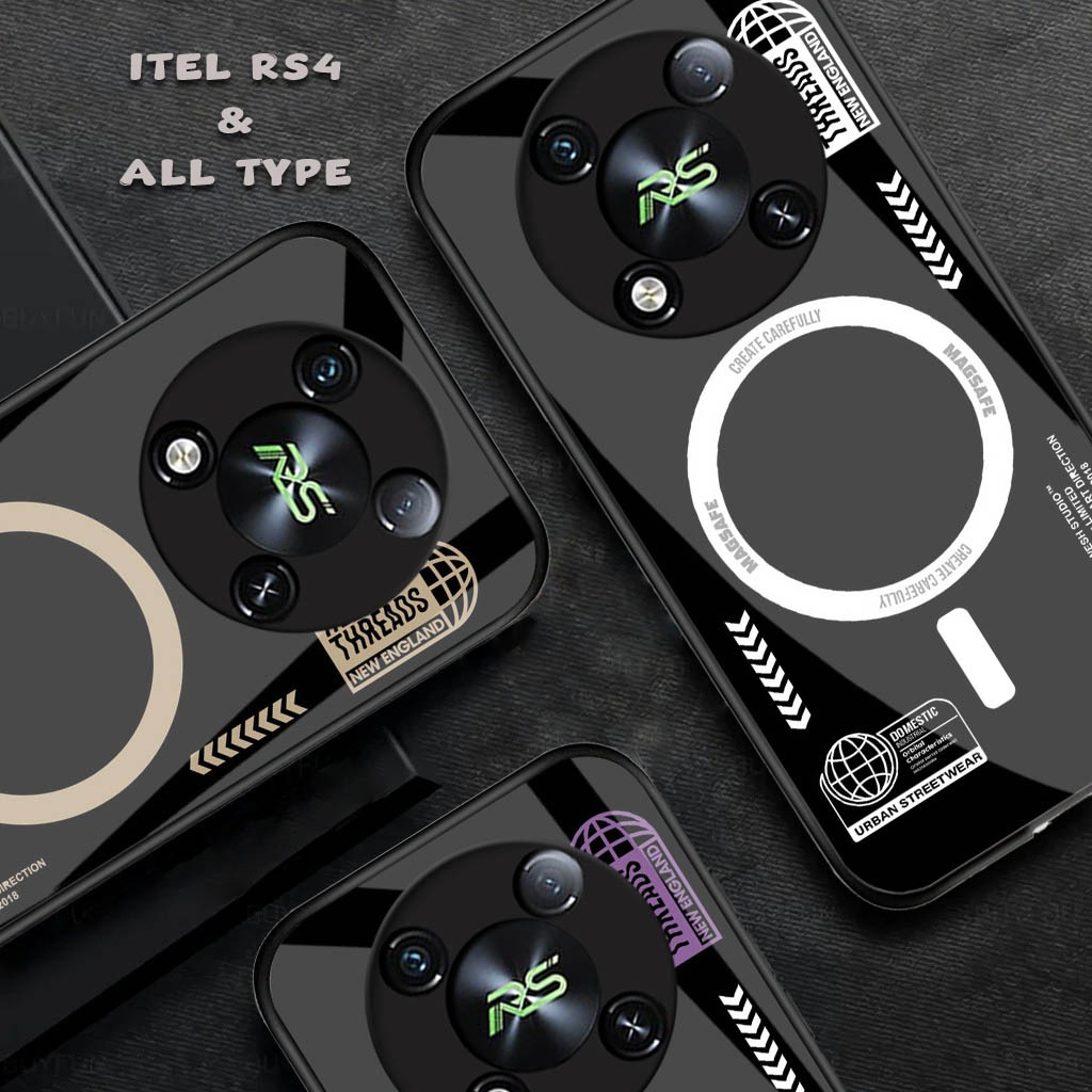 [FK-92] Softcase Glossy Glass Itel RS4 ซิลิโคนล่าสุดสําหรับ - Itel RS4 - ล่าสุด Itel RS4 เคสโทรศัพท์