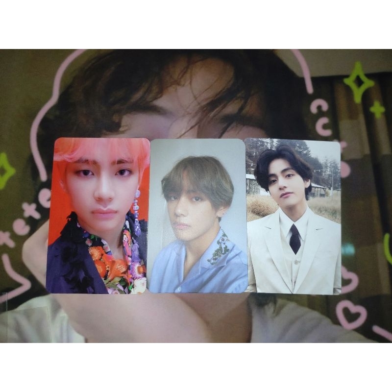 Photocard v Kim taehyung bts