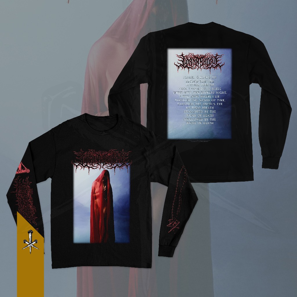 KATUN DEATHCORE BAND แขนยาวซี่โครงเพลงเสื้อยืด - LORNA SHORE Cotton 30s, เหมาะสําหรับสไตล์ทุกวัน
