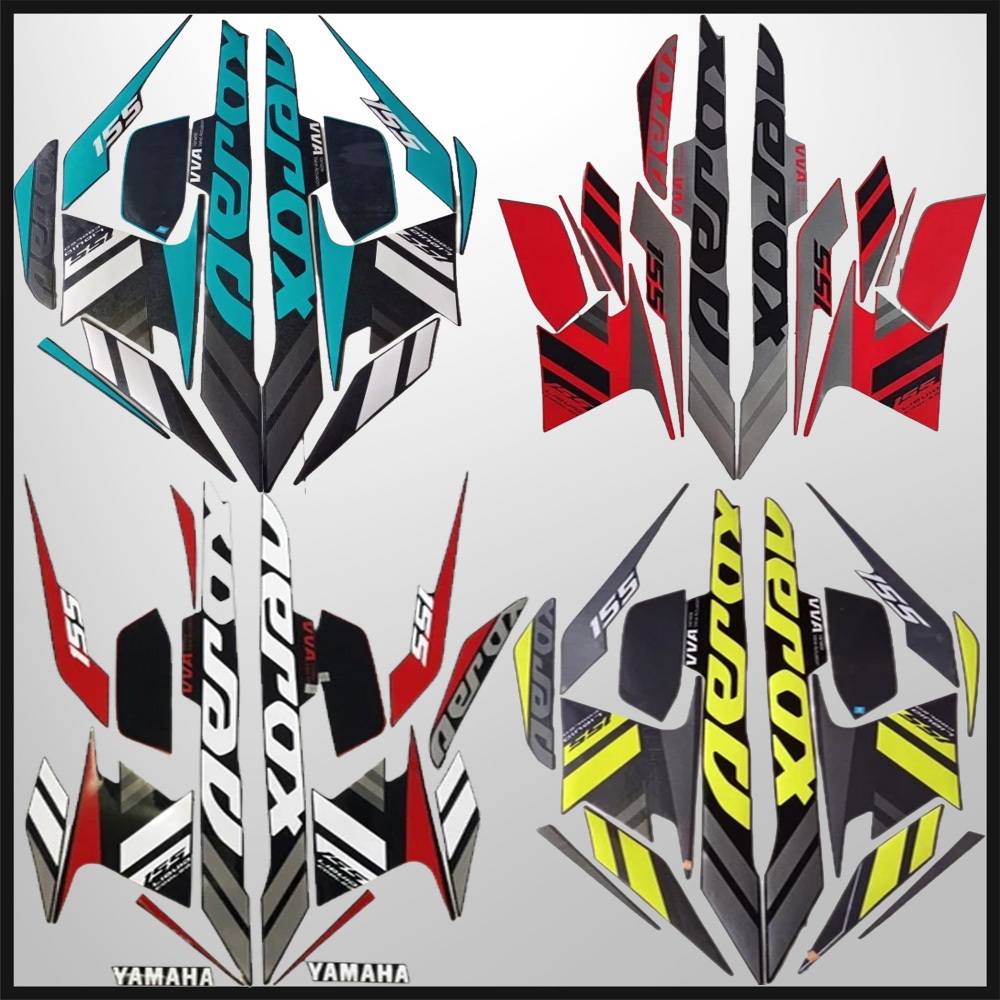 STANDARD STRIPING YAMAHA AEROX 2021 BODY STICKER AEROX 155 2021 BODY LINE AEROX 2021