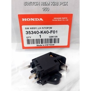 สวิตช์เบรกซ้าย Pcx 150 35340K40F01 Made In Vietnam