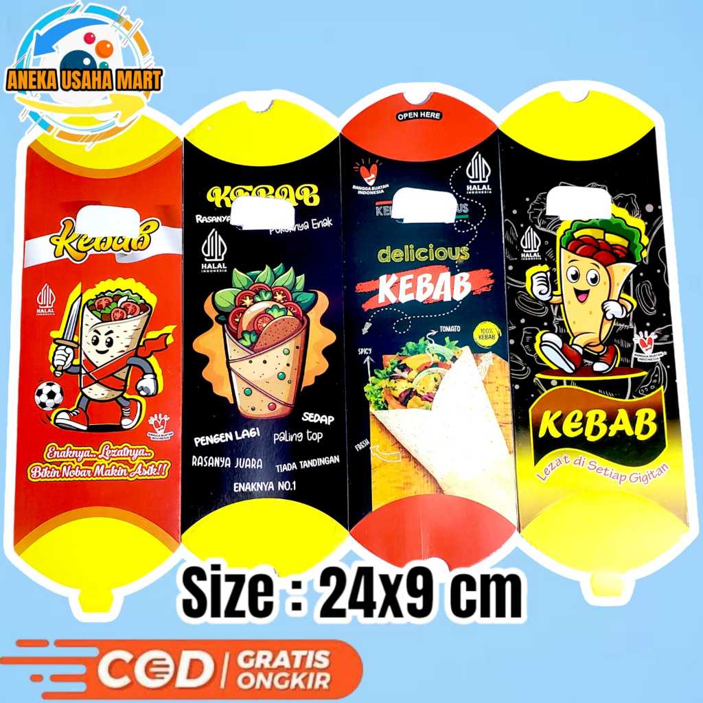 กระดาษห่อเคบับจัมโบ้ 24x9 ซม. รหัส เอฟเอส วัสดุ แผ่นงาช้าง