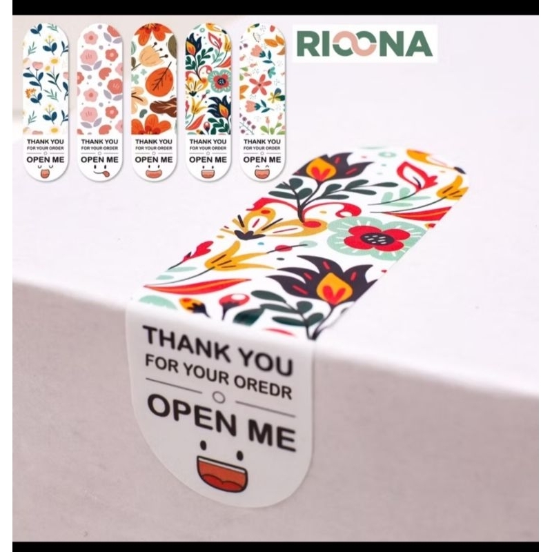 สติ๊กเกอร์ Thankyou Open Me 100 ชิ้น