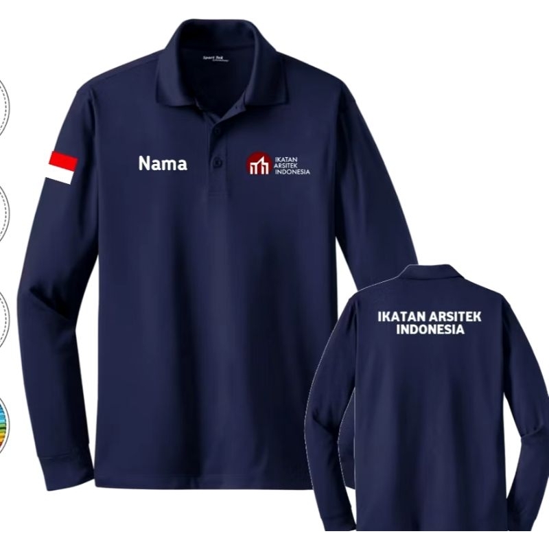 เสื้อพันธะชาวอินโดนีเซีย พันธะชาวอินโดนีเซีย IAI ชุด IAI เสื้อโปโล IAI เสื้อโปโล โปโลคอปก สถาปนิก ทํ