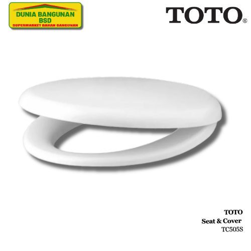 TOTO ฝาชักโครกสีขาว TC505S Soft Close 36.5 x 41.6 ซม. เหมาะสําหรับ CW421J CW420J CW637J CW660J CW633