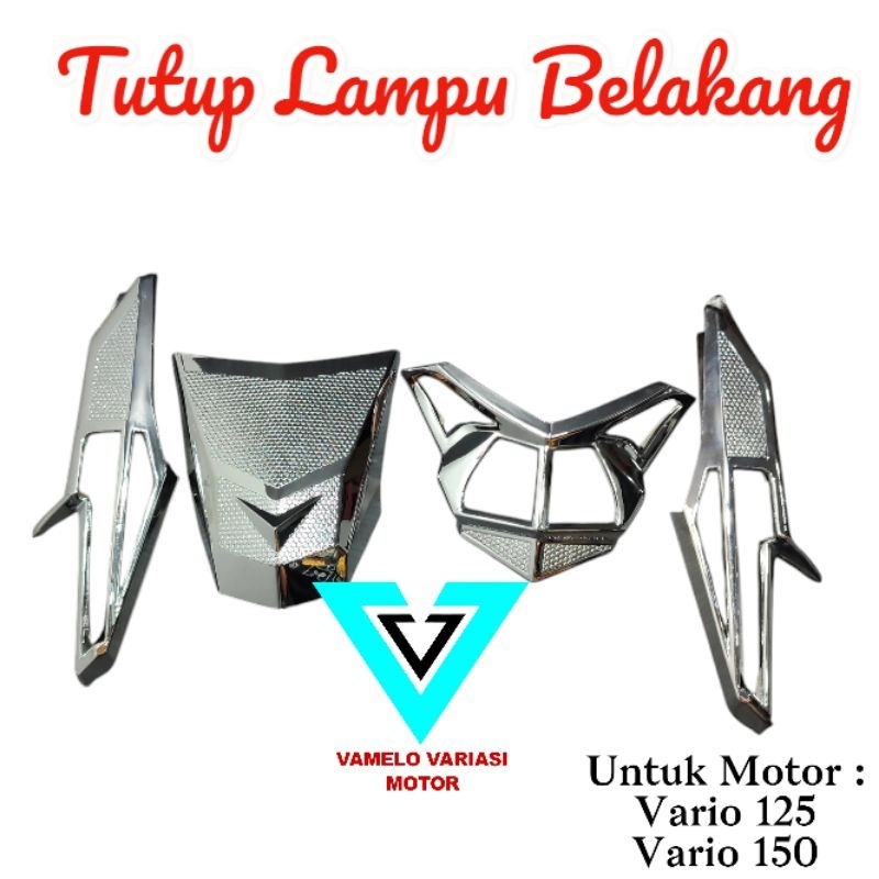 ฝาครอบไฟท้าย Vario 125 Vario 150/หยุดโคมไฟ Garnish Plus ไฟเลี้ยว Vario 125/150 Led 2015-2017