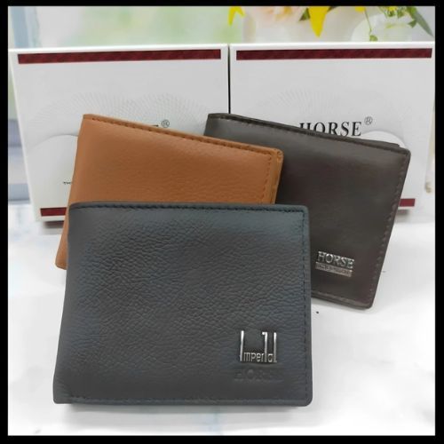 IMPERIAL HORSE กระเป๋าสตางค์หนังผู้ชาย MINI SIZE พร้อมปุ่มเปิด