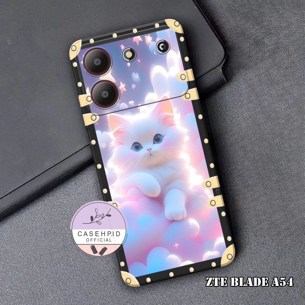 Softcase ZTE Blade A54 - กล้อง Case pro - COOL MOTIF - วัสดุยางยืดหยุ่น - ปลอก ZTE Blade A54 - Silic