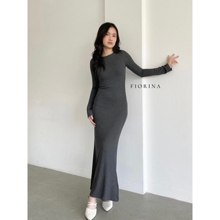 FIORINA - Deandra Long Dress | Dress Wanita | Dress Lengan Panjang | Gaun Wanita | Dress Formal