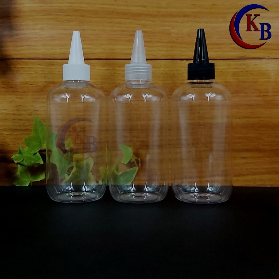 250ML คอหมึกขวด CONE 24 / 250ML ขวดพลาสติก PET SBR ใส