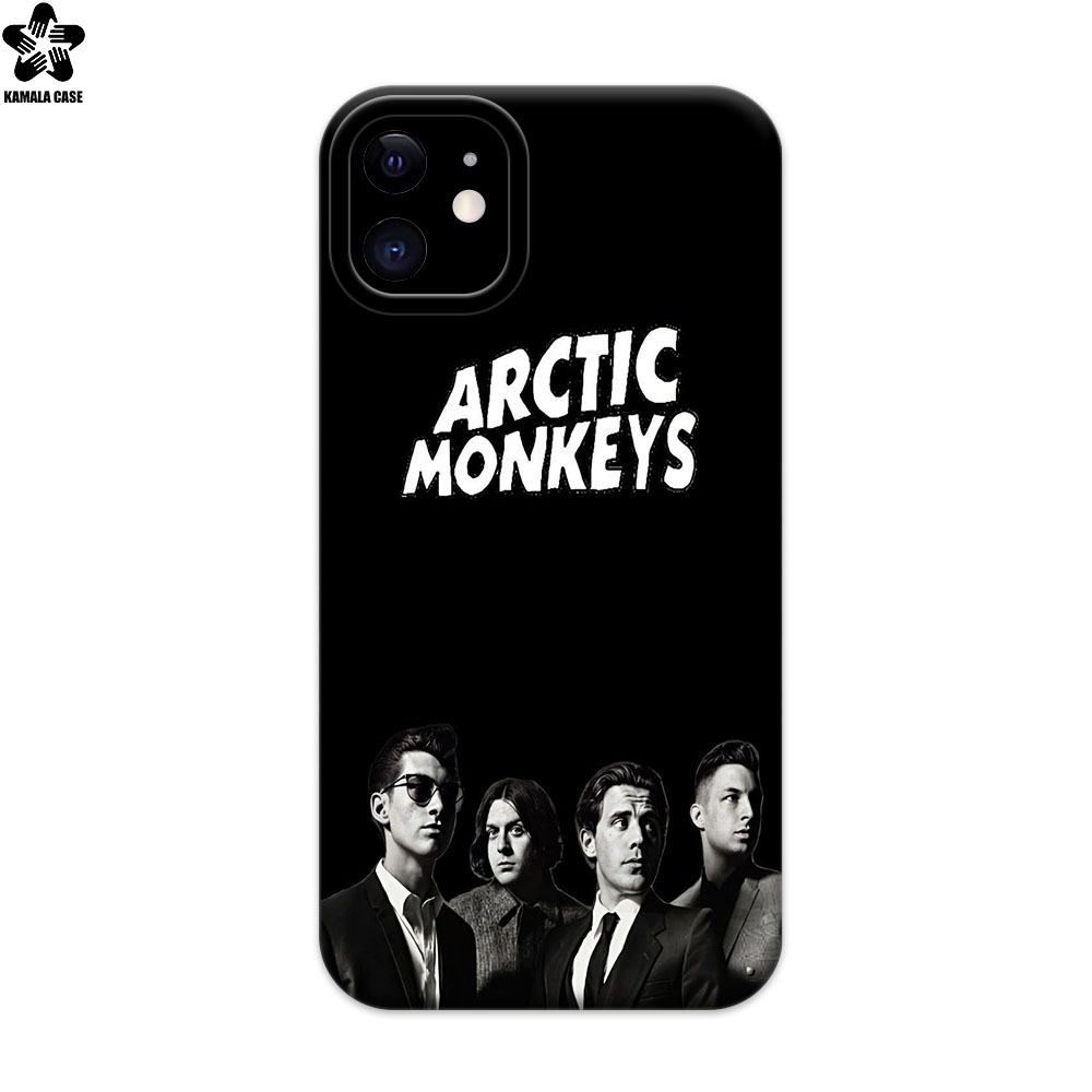 PREMIUM SOFTCASE ARCTIC MONKEYS BAND MOTIF สําหรับ IPHONE 11 12 13 14 & ALL TYPE IPHONE - เคสกล้อง P
