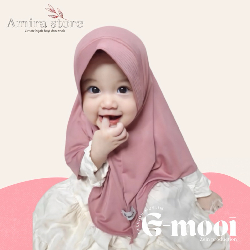 G-MOOI ฮิญาบเด็ก 0 6 เดือน 1-8 ปี BERGO HAMIDA กีฬา CHILDREN เด็ก hijab ทารกแรกเกิด headscarf