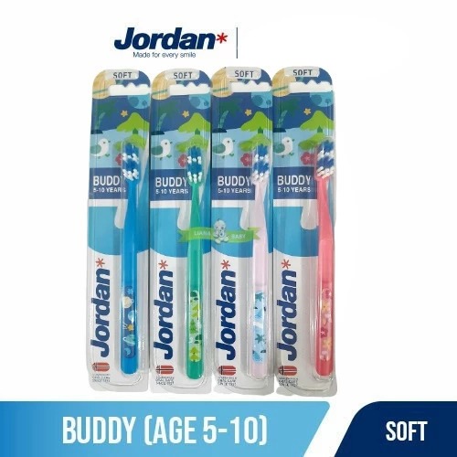 Jordan Kids แปรงสีฟัน Buddy Supersoft 5-10 Y