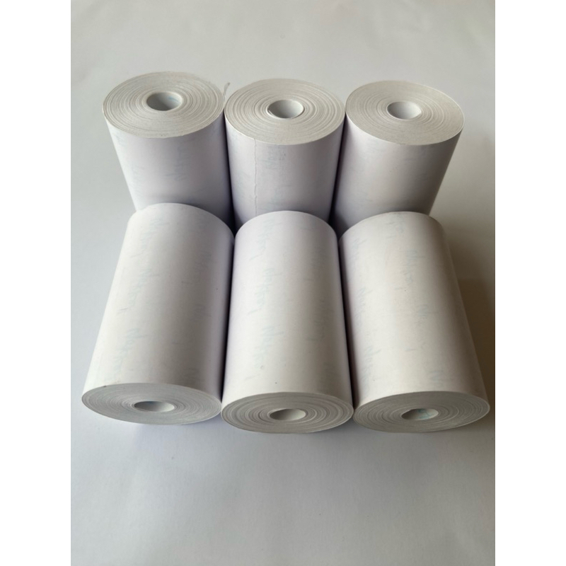 PACKAGE 6 ROLL กระดาษความร้อนม้วน ขนาด 57x40
