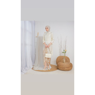 Mecca Tunik Silang Viscos Semu sutera stelan Batik Lilit