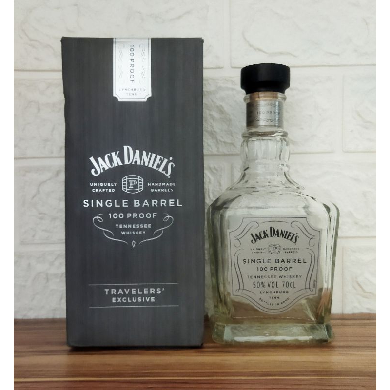 Jack Daniels Single Barrel 100 Proof ขวดเปล่า + กล่อง 700ml