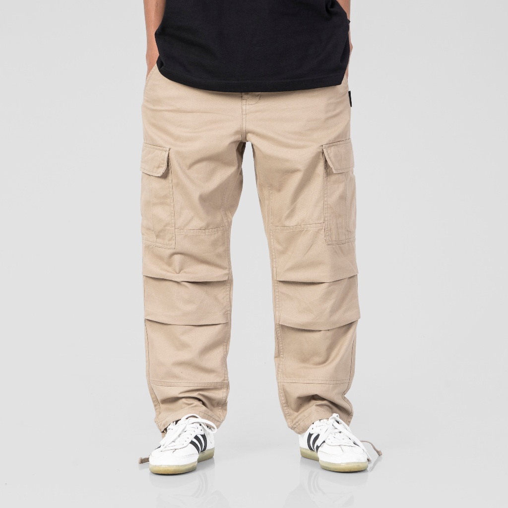 Magma Loose Pants Cargo Pants Revue 08 Beige, Cargo Pants Magma Apparel