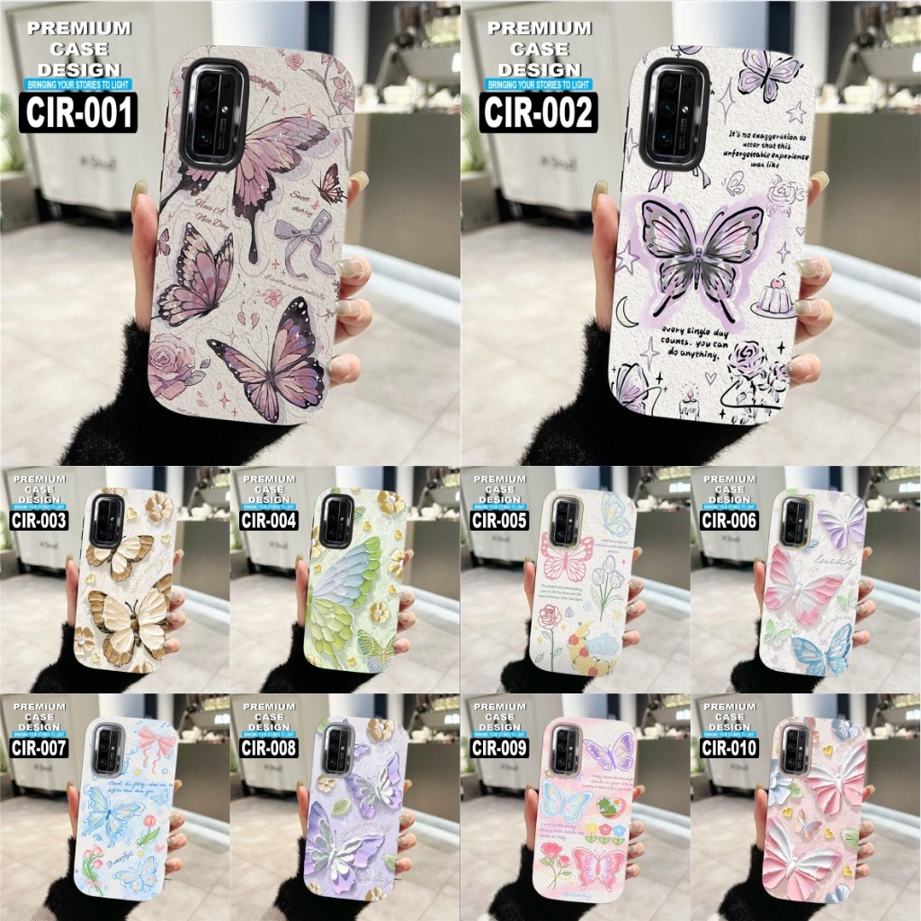 REALME NOTE 60/NOTE 50/C67/C65/C63/C61/C55/C53/C51/C35 เคส Circular MOTIF CIR CIR CIR001 - CIR0010 V