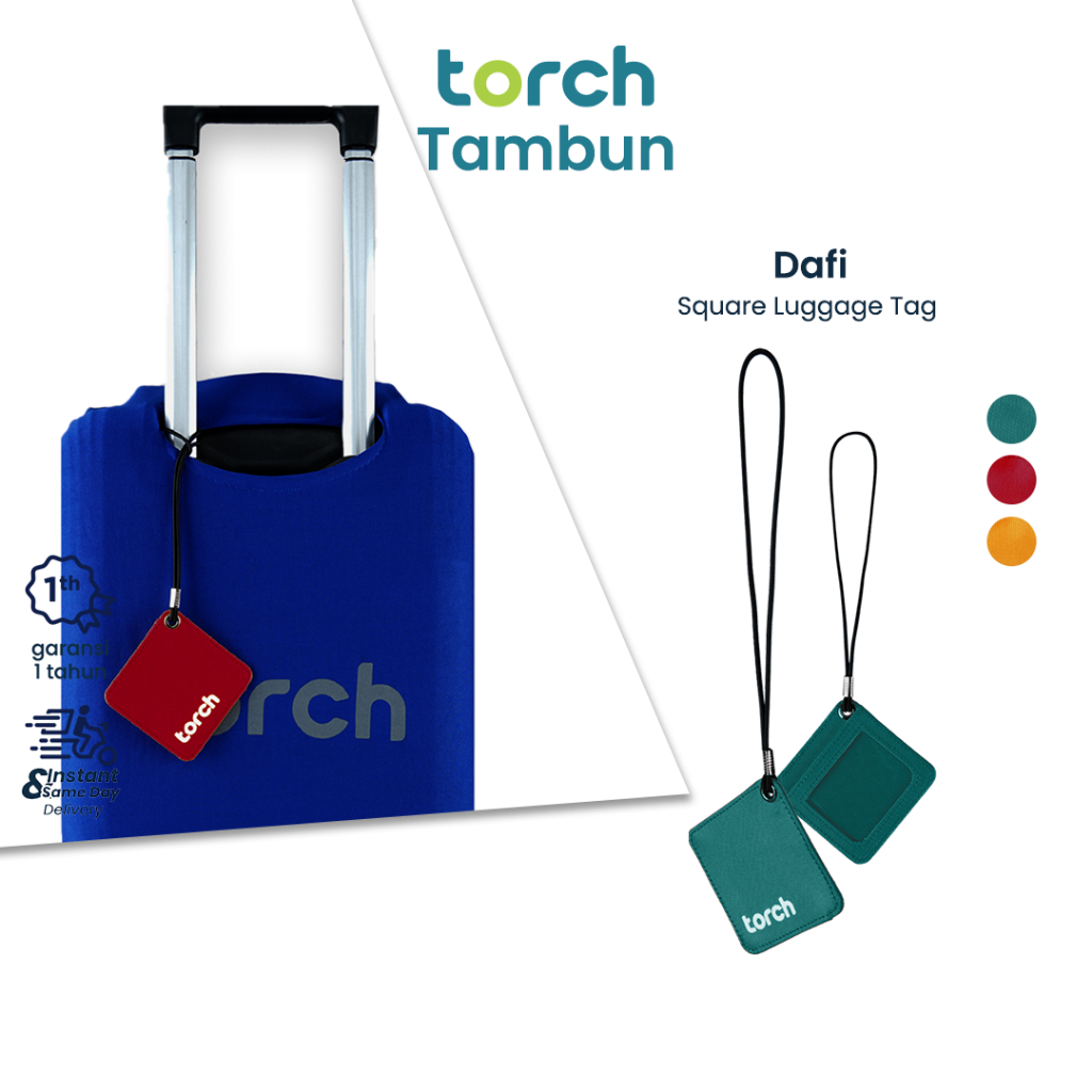 GANTUNGAN TORETCH Dafi Square ป้ายห้อยกระเป๋าเป้สะพายหลัง