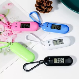 Gantungan Kunci Jam Digital LCD Saku Mini - untuk Ujian dan Aktivitas Harian
