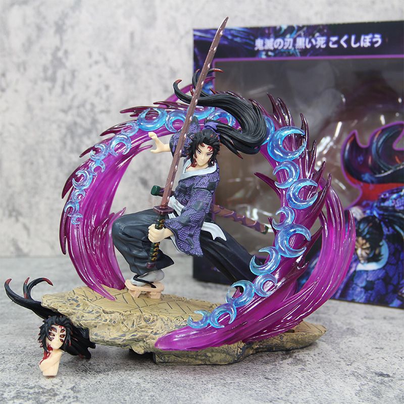 Action Figure Anime Demon Slayer Kimetsu ไม่มี Yaiba Gk Kokushibo Tsugikuni Yoriichi คอลเลกชันรูปปั้