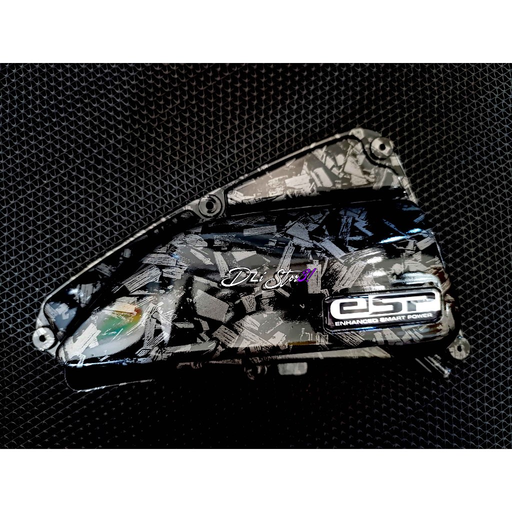 GENIO FORGED CARBON FILTER COVER / BEAT NEW CARBON FORGED BLACK BEAT DELUXE SCOOPY NEW CARBON 2020 /