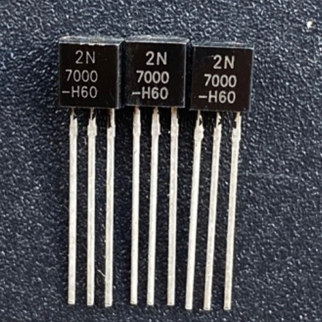 (5 ชิ้น) 2n7000 N-channel 60V - 1.8Ω - 0.35A - SOT23-3L / TO-92S TripFETTM Power MOSFET
