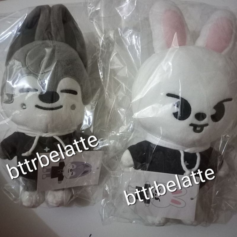 SKZOO PLUSH ต้นฉบับ 20 ซม. WOLFCHAN LEEBIT STRAY เด็ก SKZ BANGCHAN LEE KNOW LINO PLUSHIE ต้นฉบับ