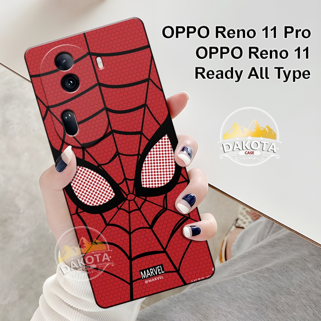 Dakota - Softcase OPPO Reno 11 5G - Soft Case Silicon Case Fusion Dragon Motif - Case Full Cover OPP
