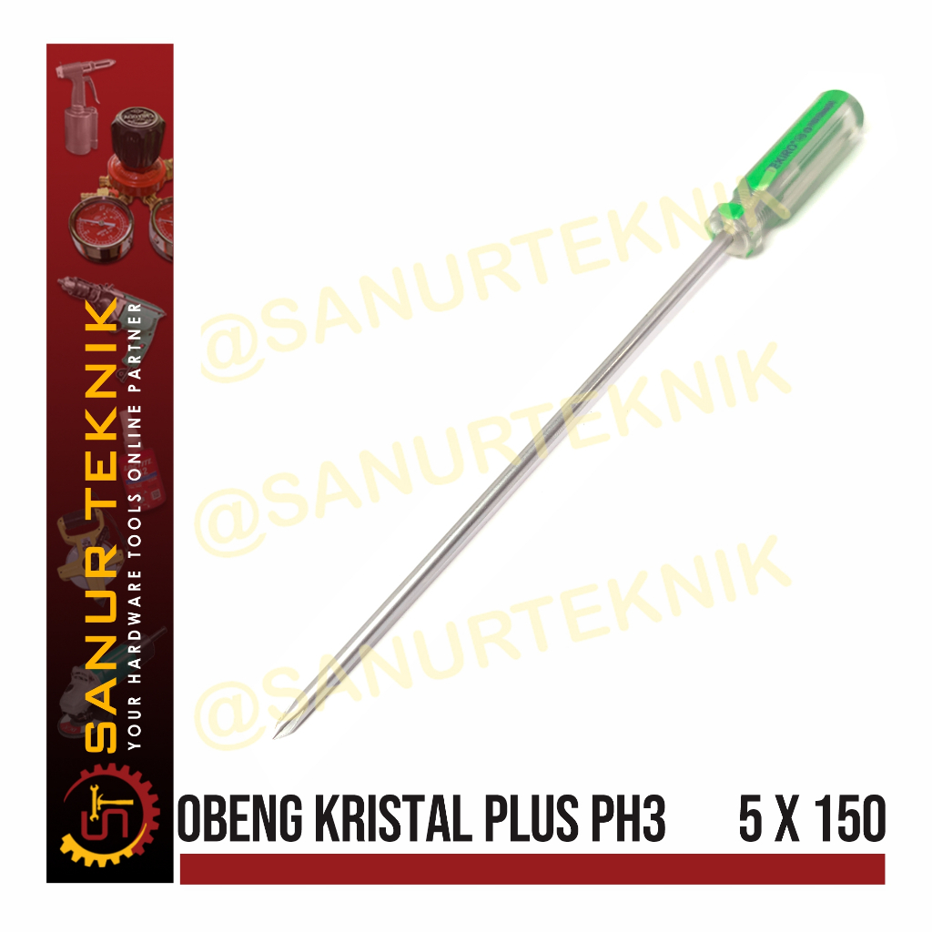 TEKIRO IN LINE SCREWDRIVER / Crystal SCREWDRIVER PLUS PH0 3.2 x 150
