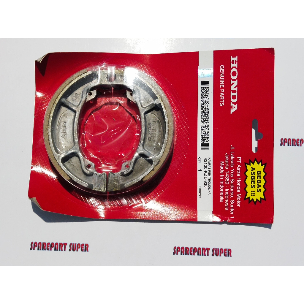 ผ้าเบรค VARIO KZL, ผ้าเบรค HONDA VARIO REAR DRUM, ผ้าเบรค VARIO REAR DRUM