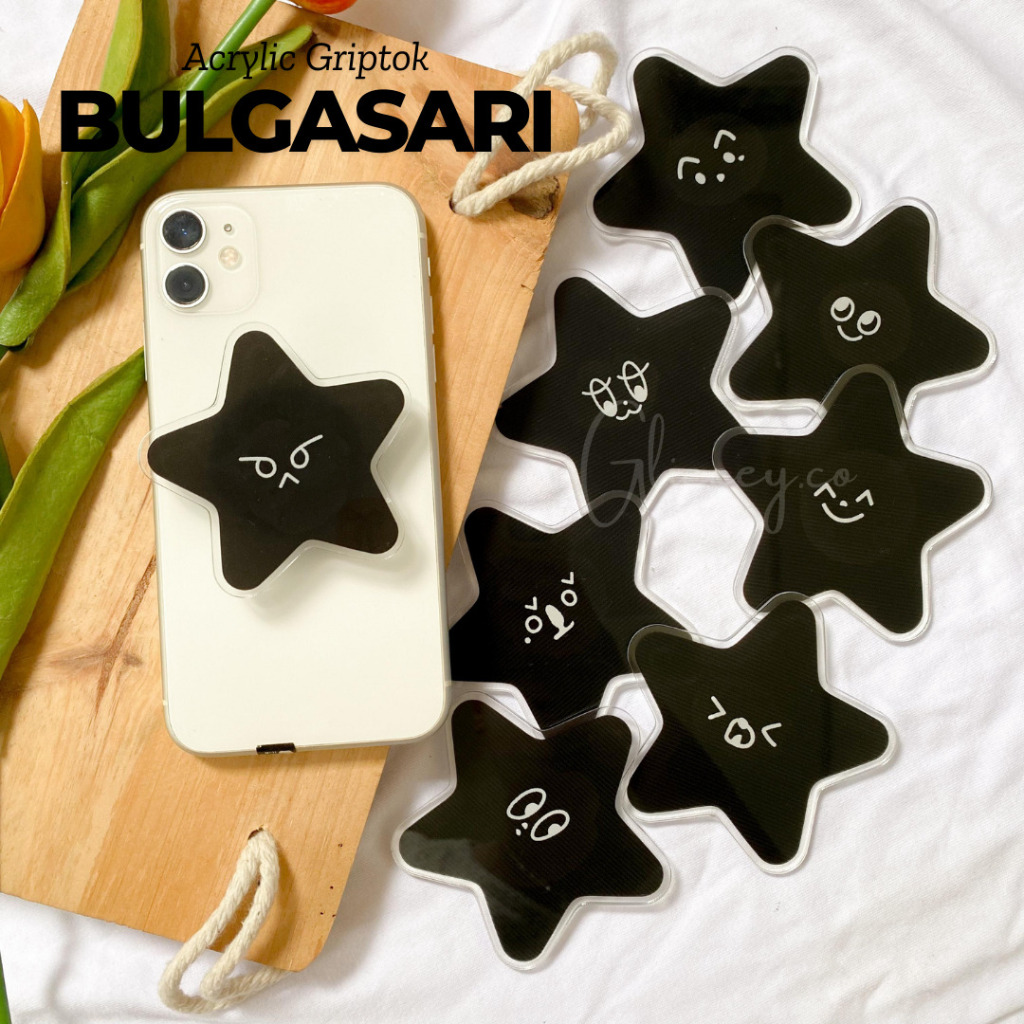 POPSOCKET/GRIPTOK STARFISH BULGASARI NCT 127 สีดํา คุณภาพระดับพรีเมียม || NCT KPOP POPSOCKET
