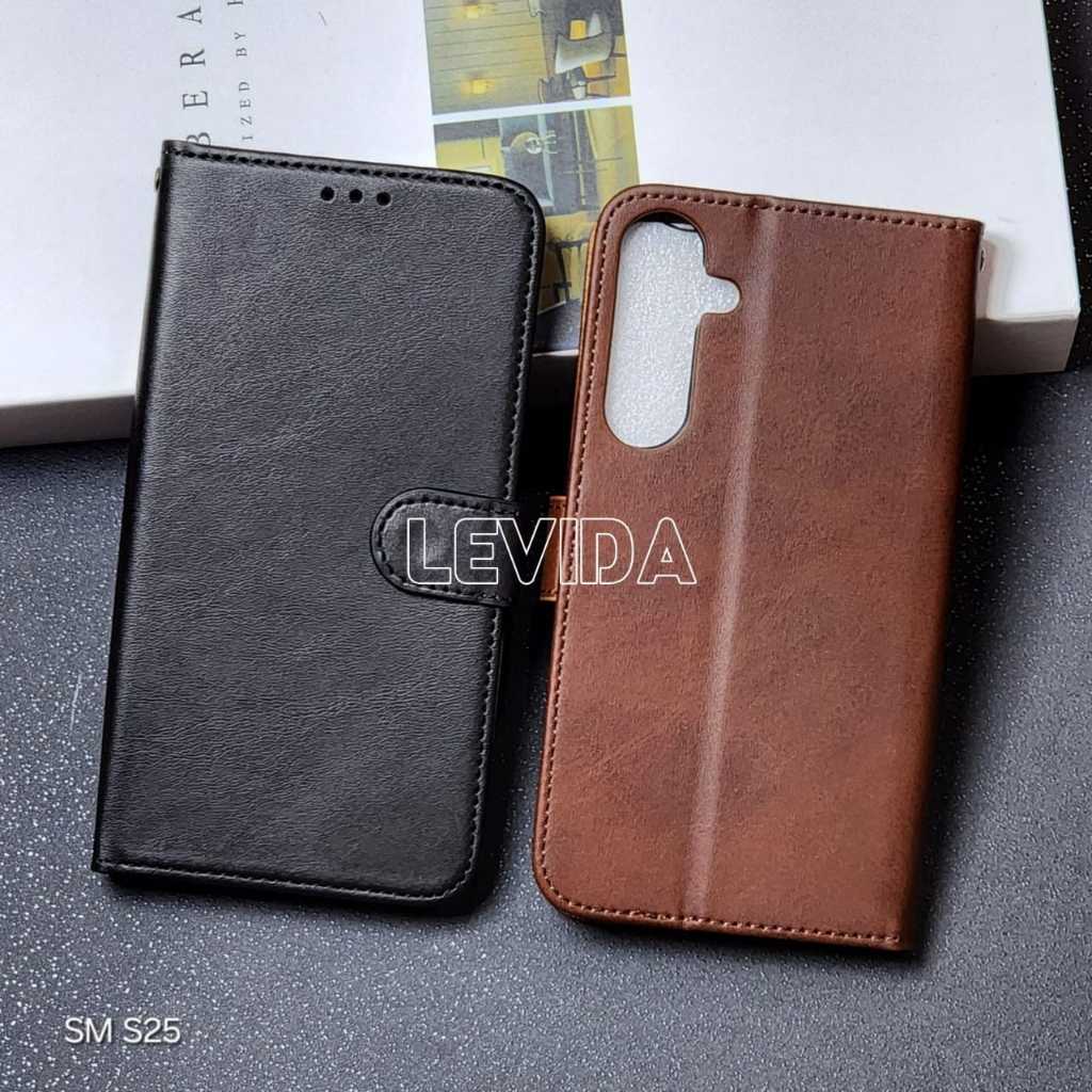 Samsung S25 Samsung S25 Plus Flip Cover Leather Case Samsung S25 Samsung S25 Plus Book Cover
