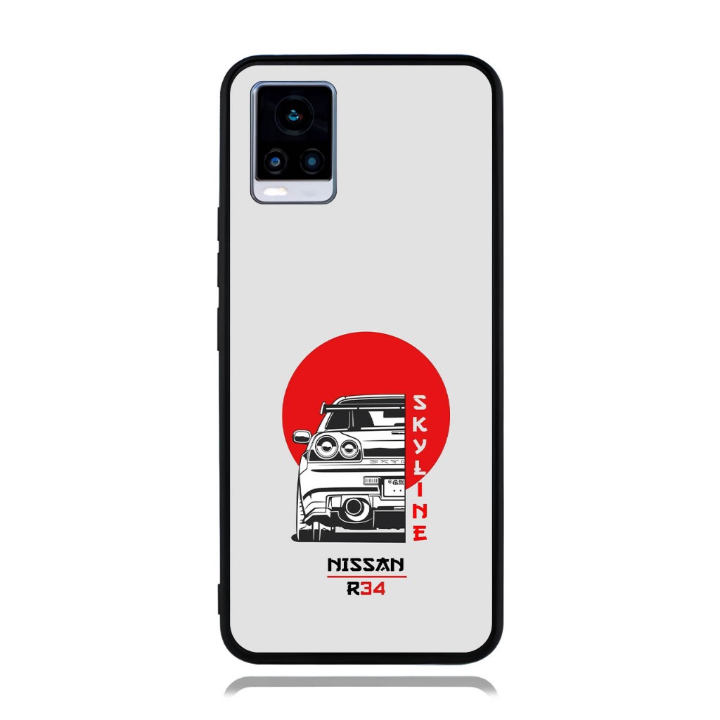 เคส VIVO V40 V40e V30 V30e V20 V20e Pro Lite TPU Custom Softcase Nissan R34 Skyline