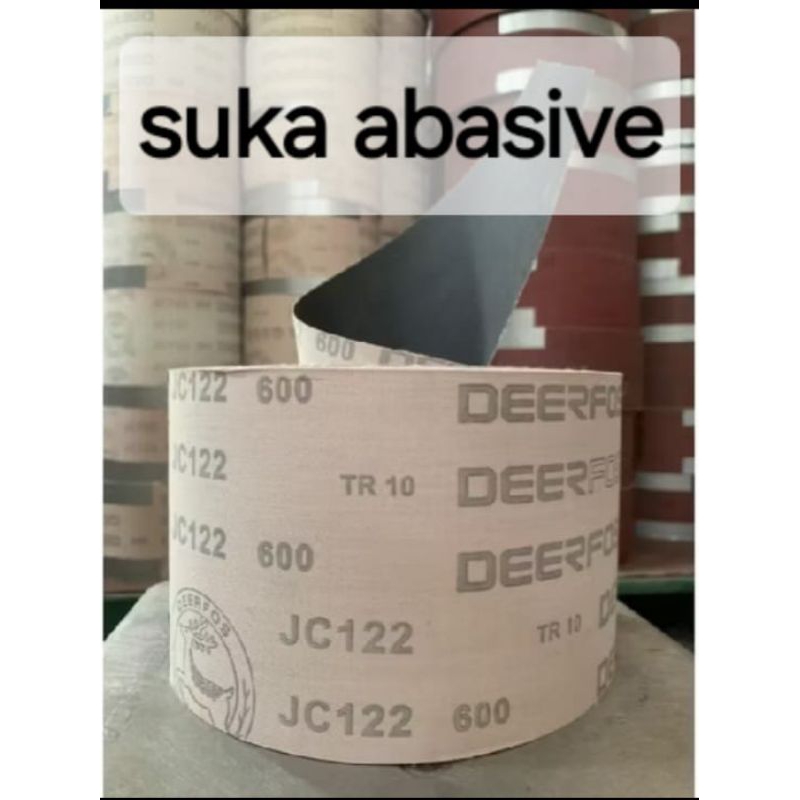 SANDPAPER ROLL (INDUSTRAIAL BASE) 50 เมตร DEEPOS.RUBBER กระดาษ DEERFOS FLEXIBLE FABRIC/เสา/เสร็จสิ้น
