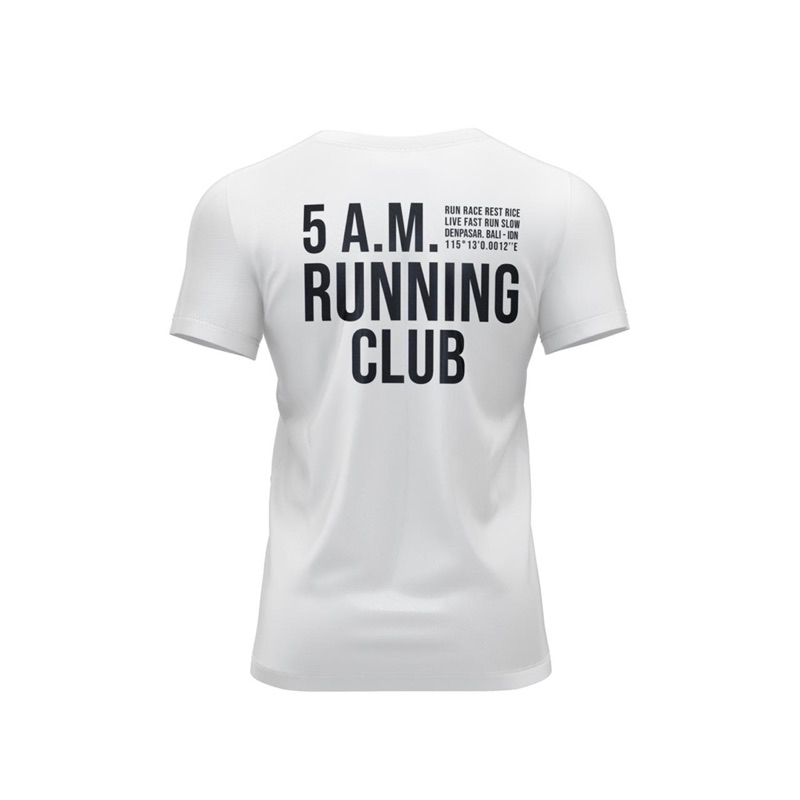 เสื้อวิ่ง Fiveam Club 5AM - สีขาว