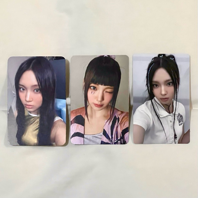 Newjeans hyein รับโฟโต้การ์ด namil weverse