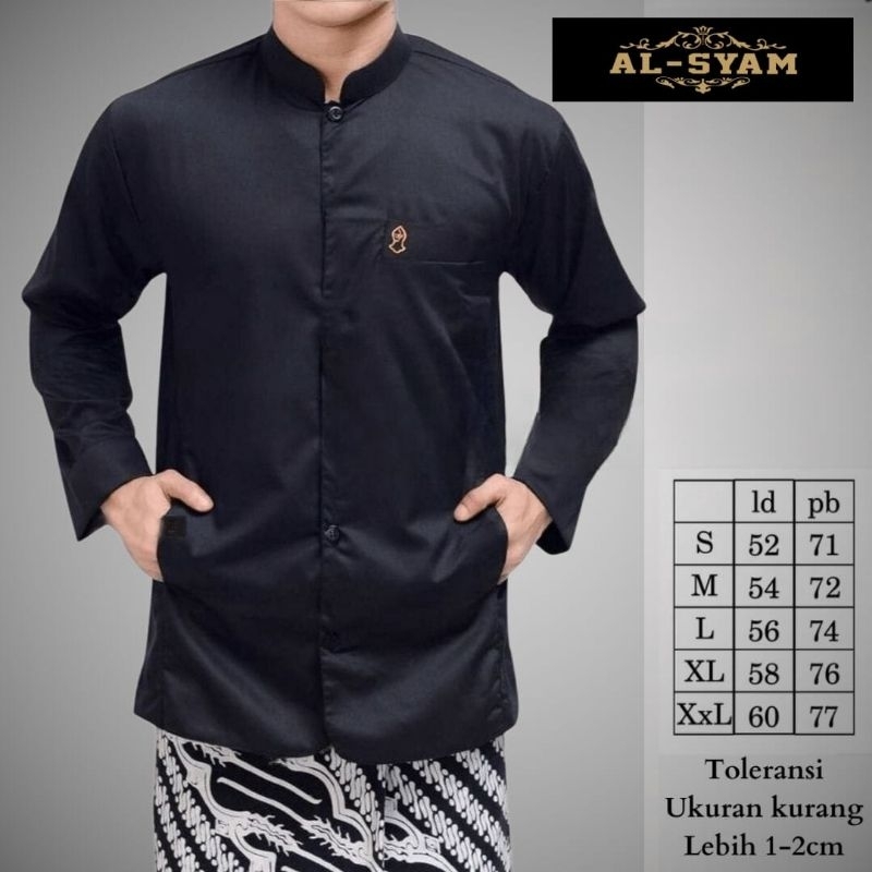 JASCO Exclusive เสื้อโคโกะแขนยาวผู้ชาย Al-syam Muslim