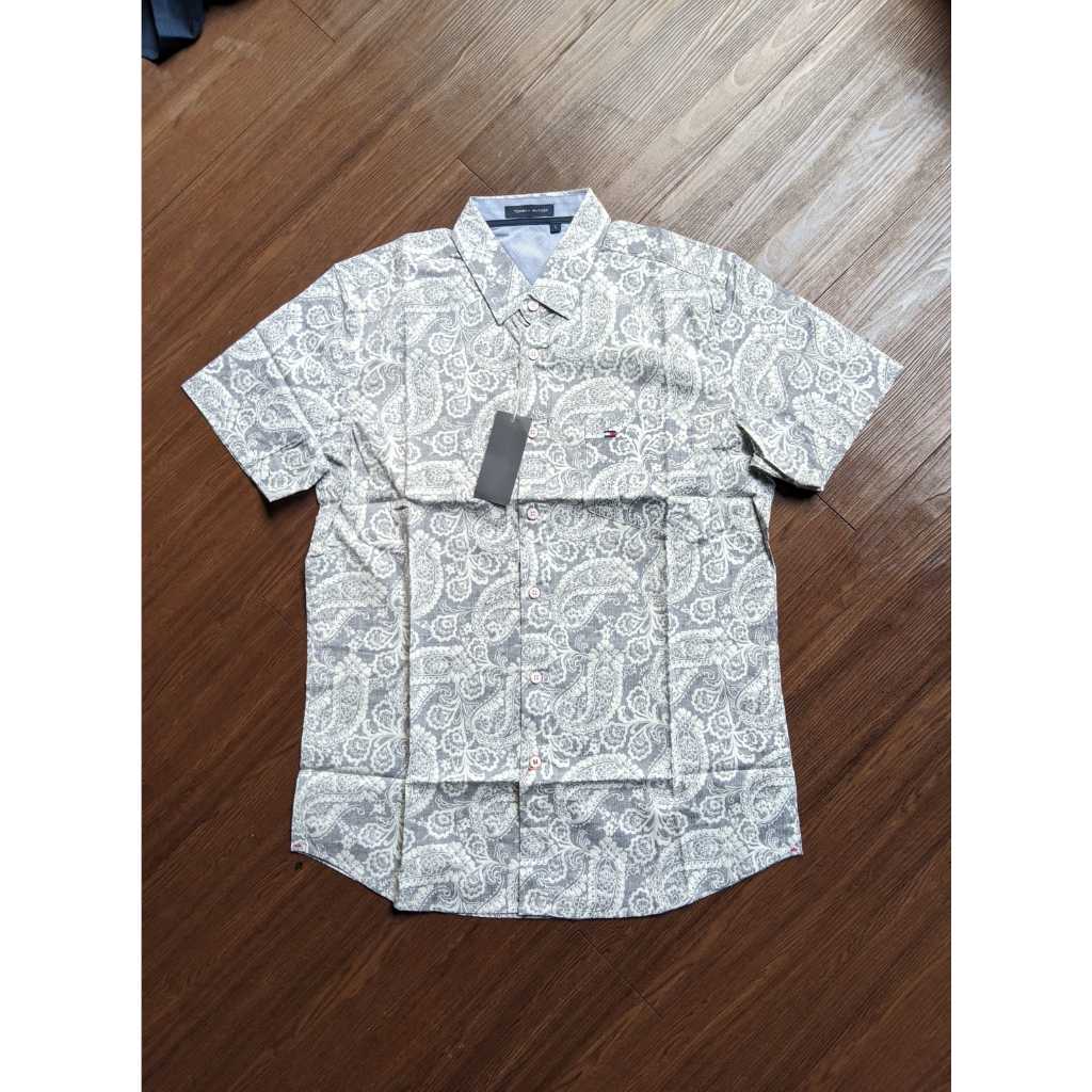 KEMEJA TH Man Shirt Short 588 เสื้อเชิ้ตผู้ชายเสื้อเชิ้ตนําเข้าแบรนด์