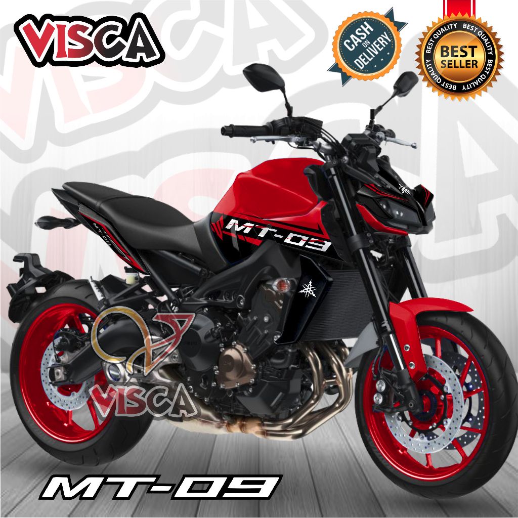 Yamaha MT 09 Decal สติกเกอร์ Mt09 Decal Mt 09 Striping Variation Decal Mt 109 Full Body racing