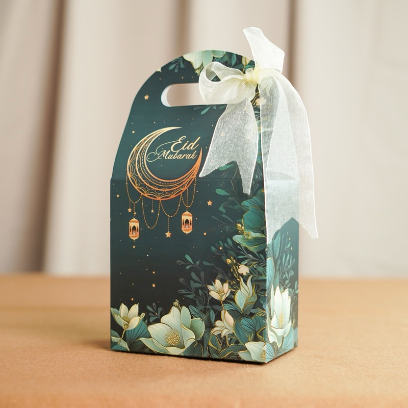 HIJAU Green Gold Ramadan Cake Box Eid Box Eid Cookie Box Eid Cookie Eid Cookie Box