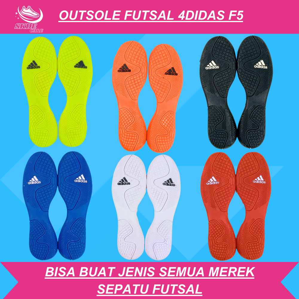 ADIDAS F-5 FUTSAL OUTSOL - พื้นรองเท้าฟุตซอล Adidas