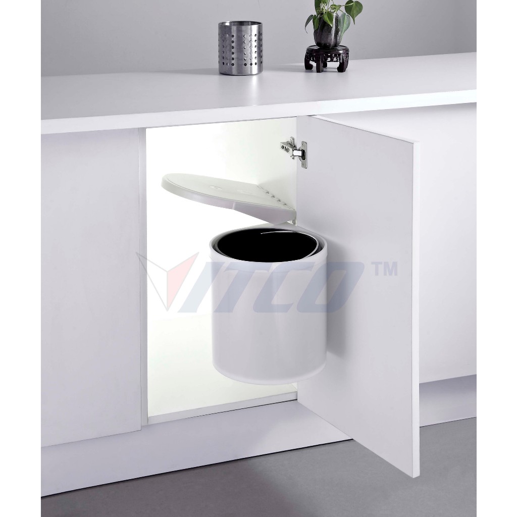 VITCO SW-20.04.810-0 ถังขยะแบบแขวนประตูตู้พลาสติก