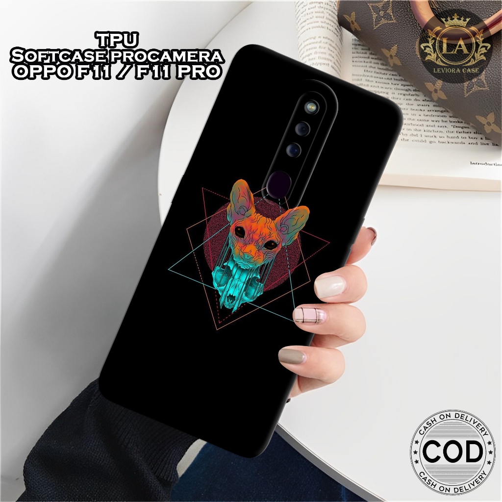 เคส OPPO F11 / F11 PRO ล่าสุด - เคส Leviora - เคสแฟชั่นสีดํา - OPPO F11 / F11 PRO Softcase - เคสกล้อ