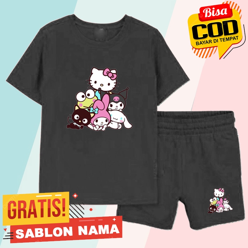 ชุดเสื้อยืดเด็ก Sanrio Character / ชุดเสื้อผ้าเด็กผู้ชายและเด็กหญิง Sanrio Character