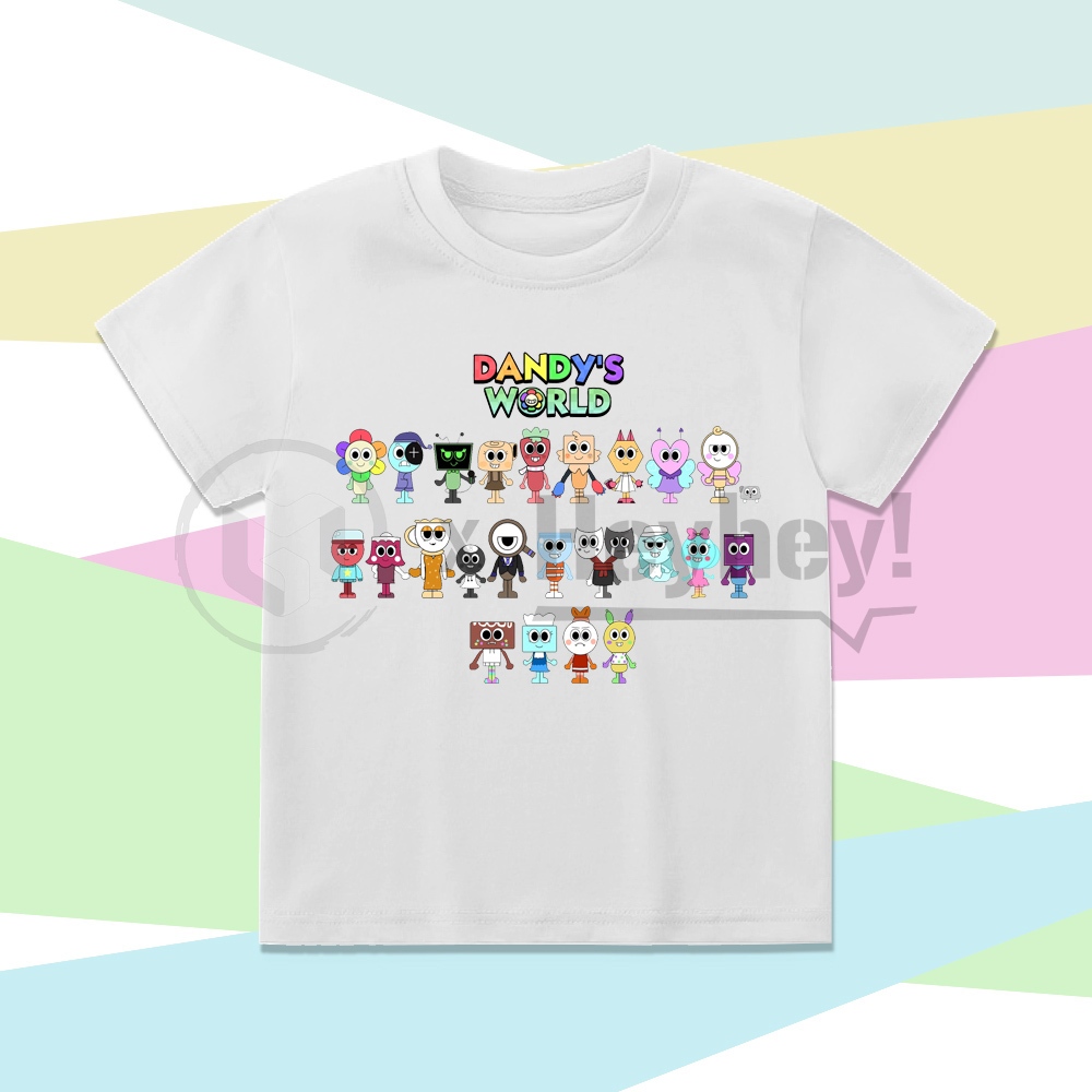 ท็อปส์ซูเสื้อยืดเด็ก dandys world dandys world all character ใหม่ล่าสุด