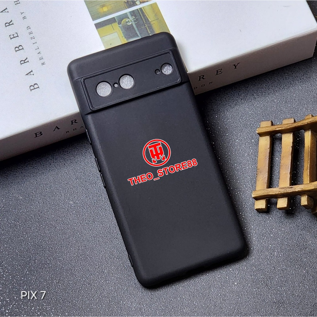 GOOGLE PIXEL 7 GOOGLE PIXEL 7A CASE MACAROON BLACK SOFT CASE BLACK PREMIUM GOOGLE PIXEL 7A