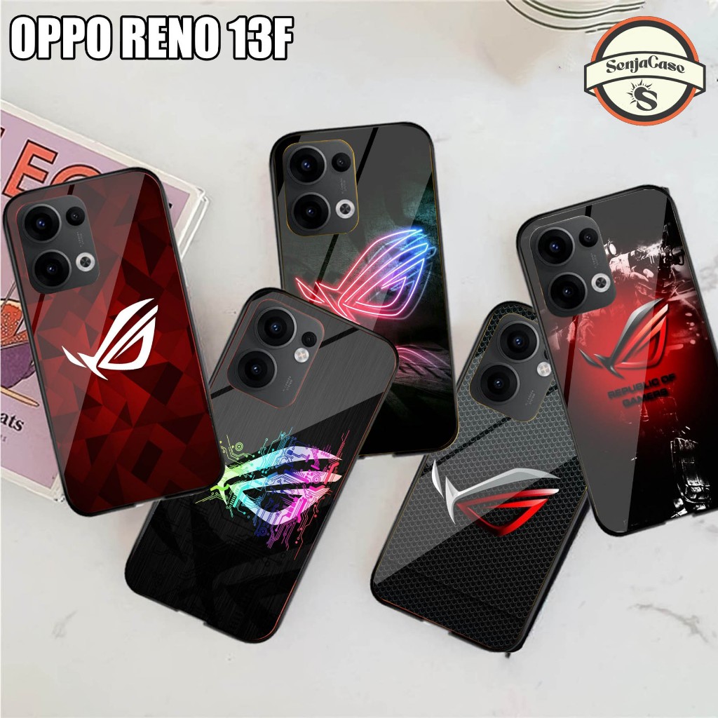 HP SENJACASE SOFTCASE GLASS TYPE 0PP0 RENO 13F ใหม่ล่าสุด - Silicone - เคสเคลือบเงา - เคส - ล่าสุด -