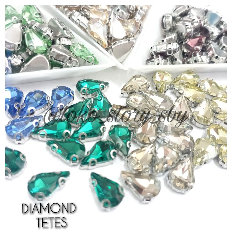 MATA 1 DOZEN - DROP-SHAPED SHELL EYES SIZE 8 X 13 MM / DRESS SHELL EYES / DRESS EYES /