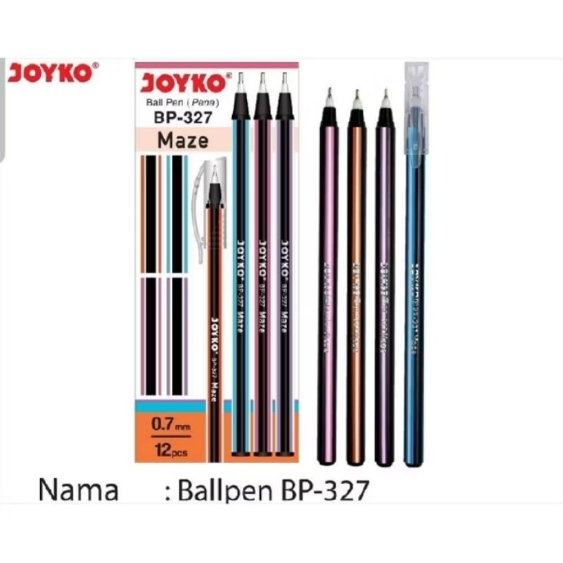 Joyko Maze BP-327 ปากกา ปากกาลูกลื่น 0.7 มม